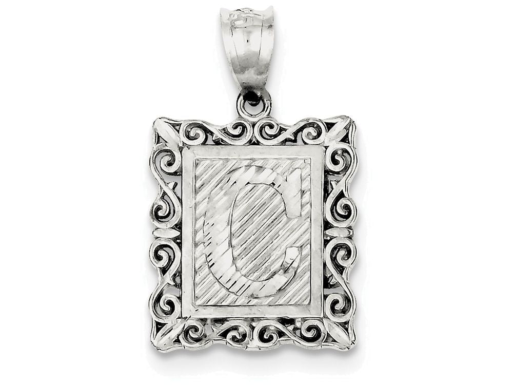 FJC Finejewelers Sterling Silver Initial C Charm