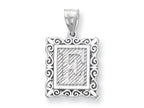 FJC Finejewelers Sterling Silver Initial E Charm