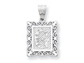 FJC Finejewelers Sterling Silver Initial G Charm