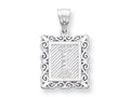 FJC Finejewelers Sterling Silver Initial I Charm