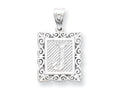 FJC Finejewelers Sterling Silver Initial J Charm