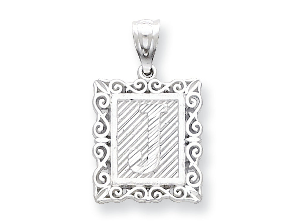 FJC Finejewelers Sterling Silver Initial J Charm