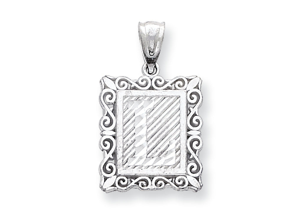 FJC Finejewelers Sterling Silver Initial L Charm
