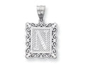 FJC Finejewelers Sterling Silver Initial N Charm