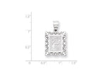 FJC Finejewelers Sterling Silver Initial P Charm