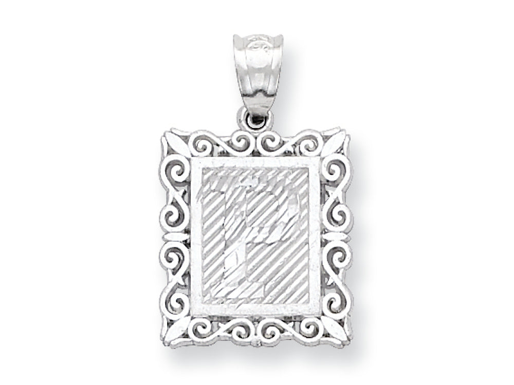 FJC Finejewelers Sterling Silver Initial P Charm