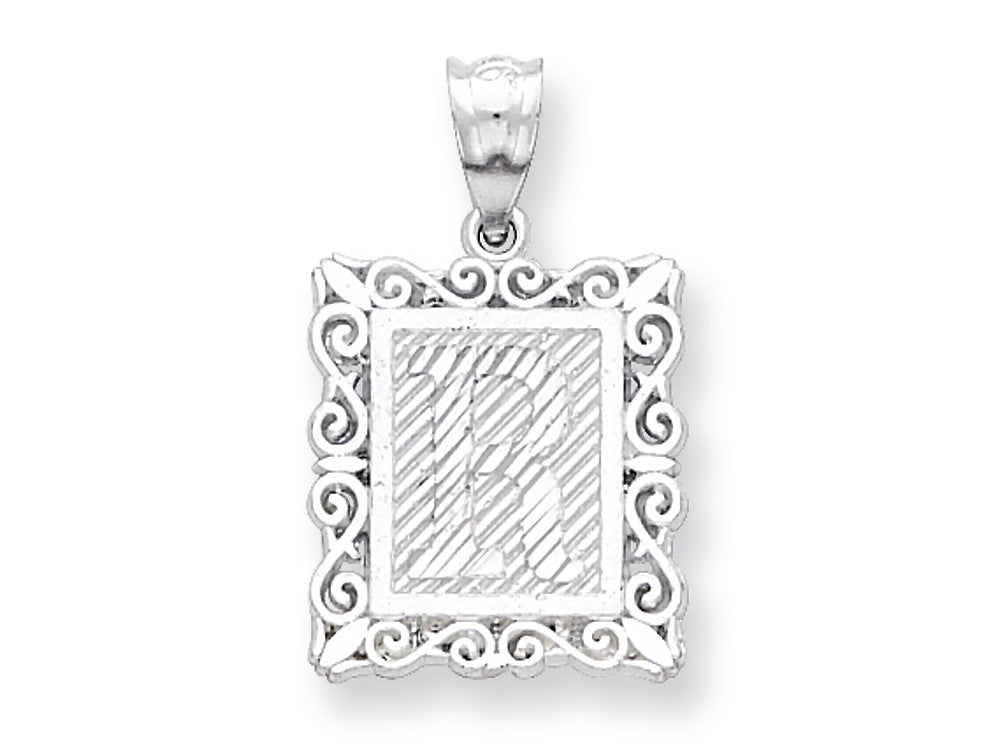 FJC Finejewelers Sterling Silver Initial R Charm