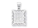 FJC Finejewelers Sterling Silver Initial R Charm