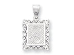 FJC Finejewelers Sterling Silver Initial S Charm