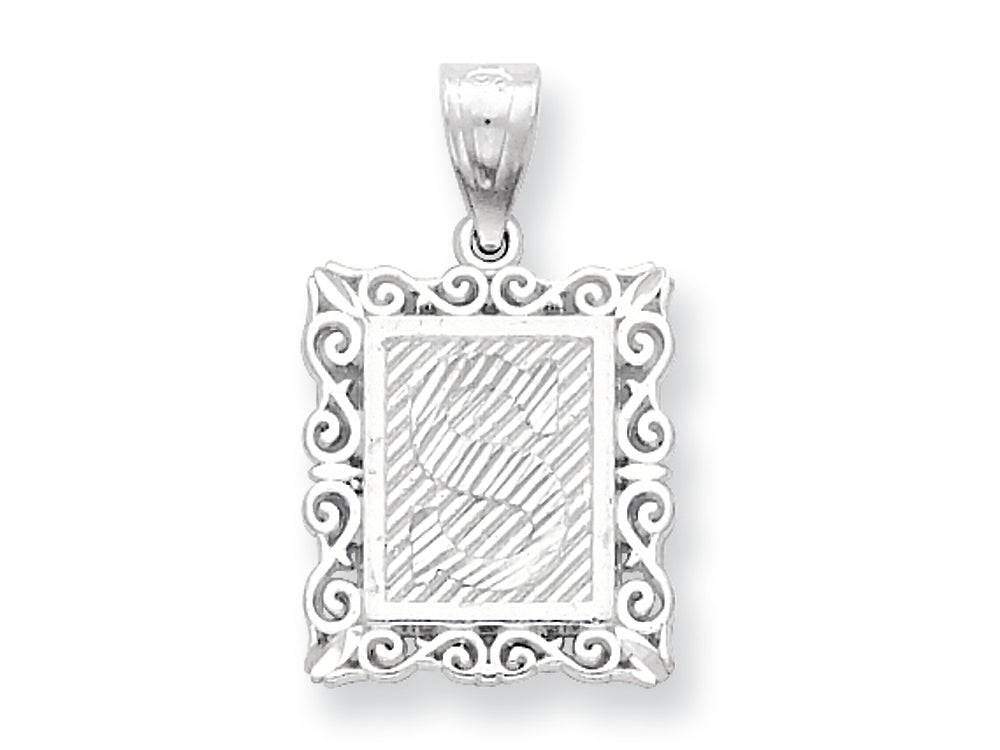 FJC Finejewelers Sterling Silver Initial S Charm