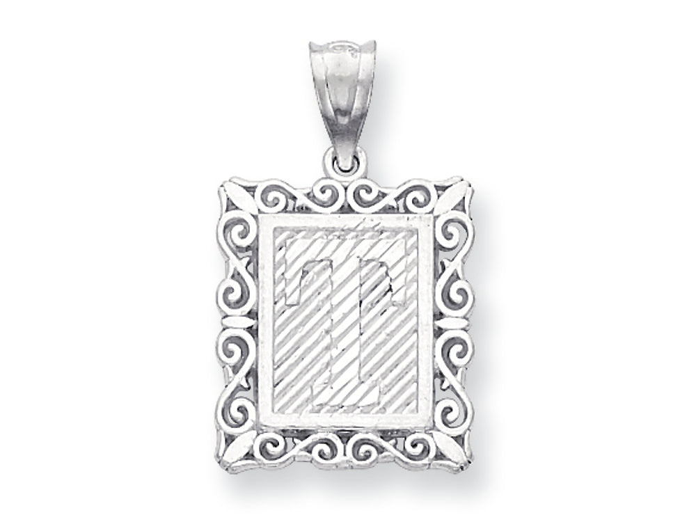 FJC Finejewelers Sterling Silver Initial T Charm