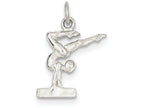 FJC Finejewelers Sterling Silver Gymnast Charm