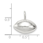 FJC Finejewelers Sterling Silver Football Charm