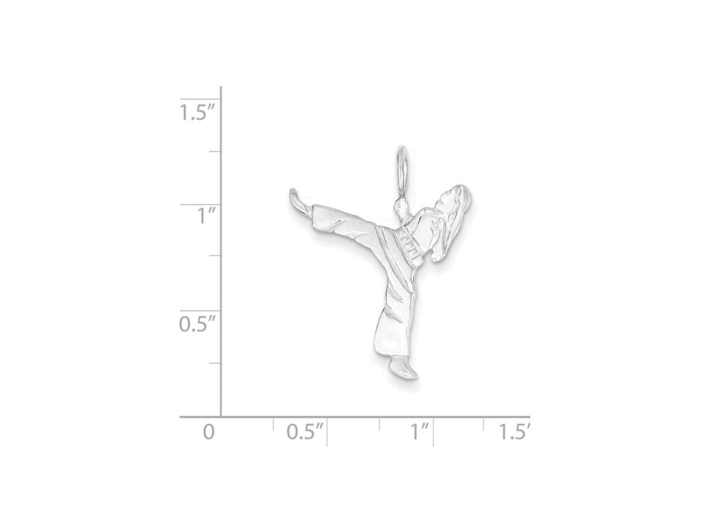 FJC Finejewelers Sterling Silver Karate Charm