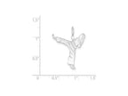 FJC Finejewelers Sterling Silver Karate Charm