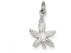 FJC Finejewelers Sterling Silver Leaf Charm