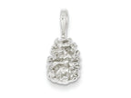 FJC Finejewelers Sterling Silver Pinecone Charm