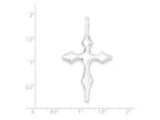 FJC Finejewelers Sterling Silver Passion Cross Pendant Necklace - Chain Included