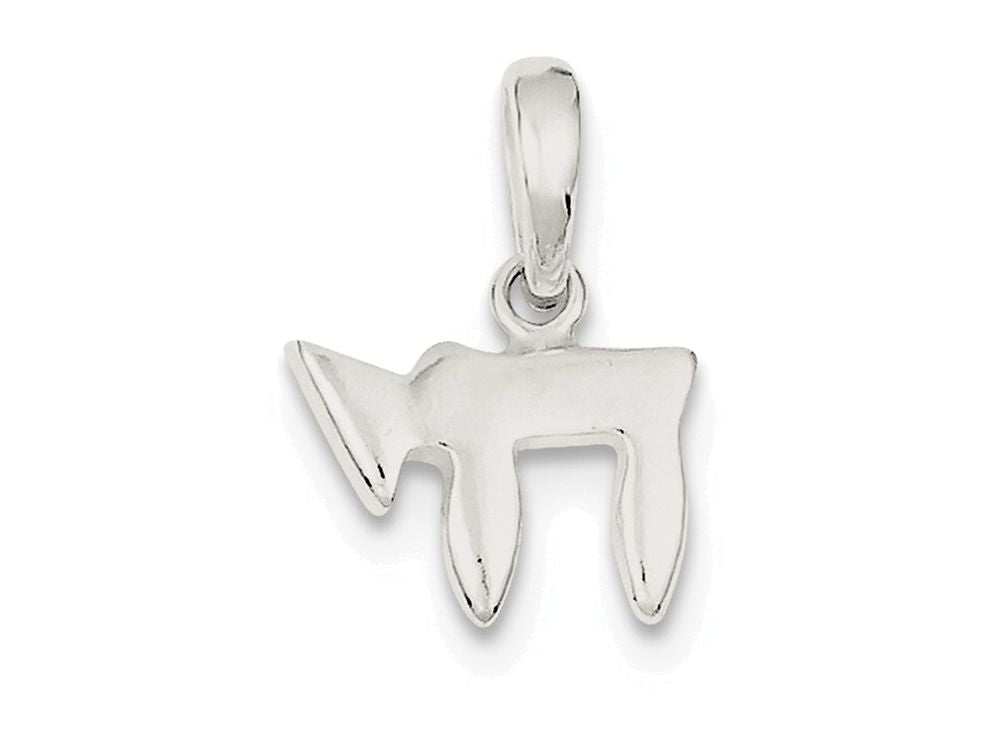 FJC Finejewelers Sterling Silver Chai (life) Pendant Necklace - Chain Included