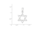 FJC Finejewelers Sterling Silver Star Of David Charm