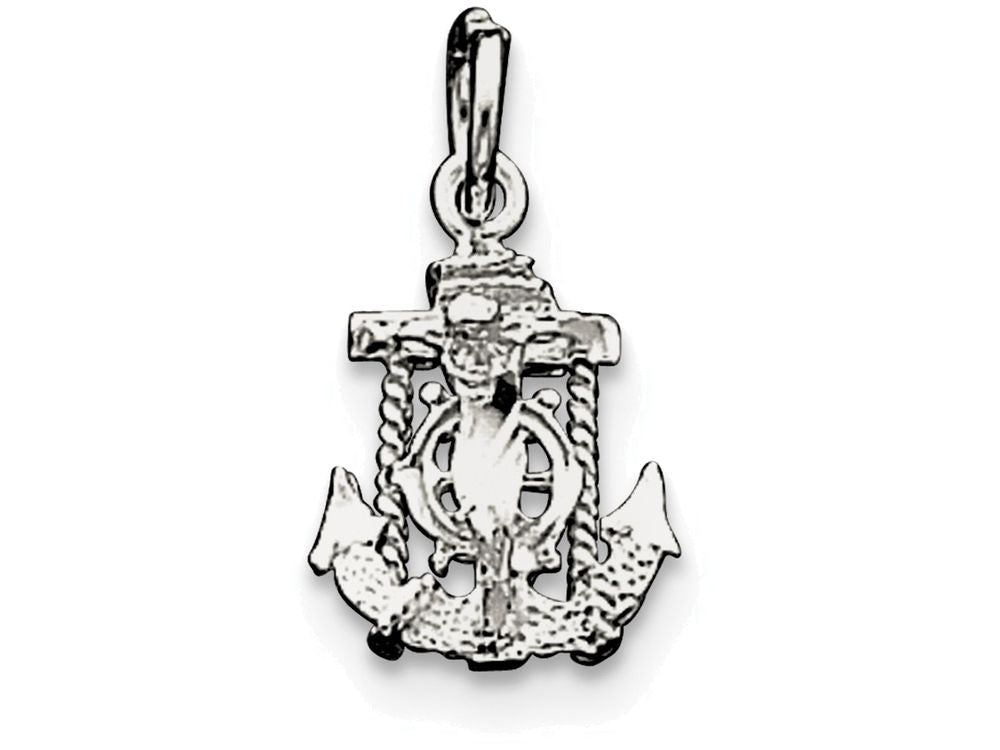 FJC Finejewelers Sterling Silver Mariners Cross Charm