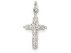 FJC Finejewelers Sterling Silver Inri Crucifix Pendant Necklace - Chain Included