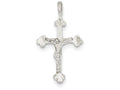 FJC Finejewelers Sterling Silver Crucifix Pendant Necklace - Chain Included