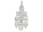 FJC Finejewelers Sterling Silver Cara Vaca Crucifix Pendant Necklace - Chain Included