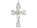 FJC Finejewelers Sterling Silver Latin Crucifix Pendant Necklace - Chain Included