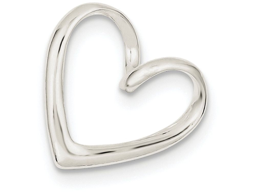 FJC Finejewelers Sterling Silver Heart Slide