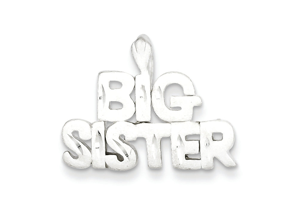 FJC Finejewelers Sterling Silver Big Sister Charm