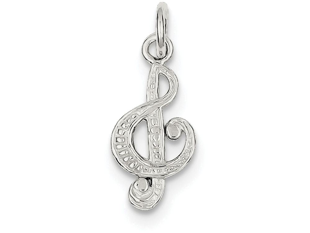 FJC Finejewelers Sterling Silver Treble Clef Charm
