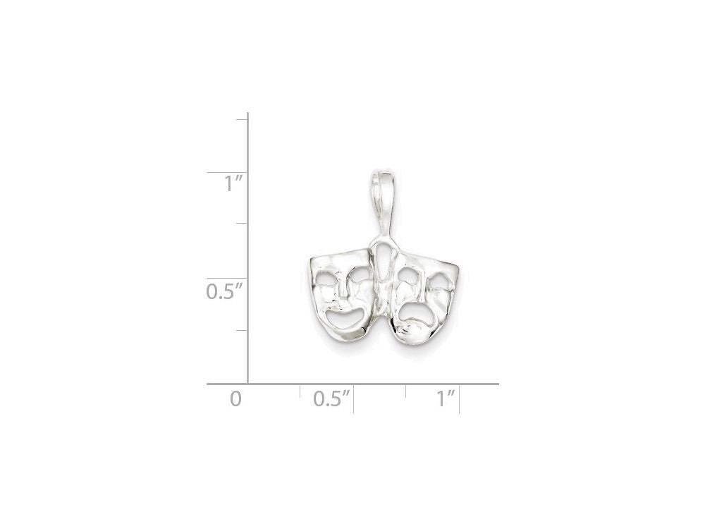 FJC Finejewelers Sterling Silver Comedy/tragedy Charm