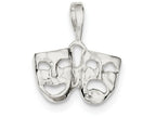 FJC Finejewelers Sterling Silver Comedy/tragedy Charm