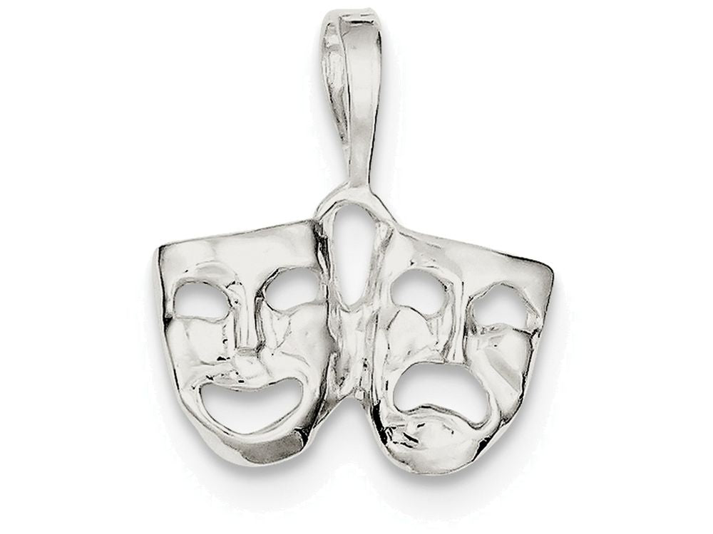 FJC Finejewelers Sterling Silver Comedy/tragedy Charm
