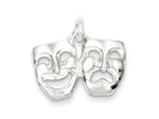 FJC Finejewelers Sterling Silver Comedy/tragedy Charm