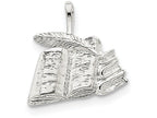 FJC Finejewelers Sterling Silver Books With Quill Charm