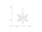 FJC Finejewelers Sterling Silver Snowflake Charm