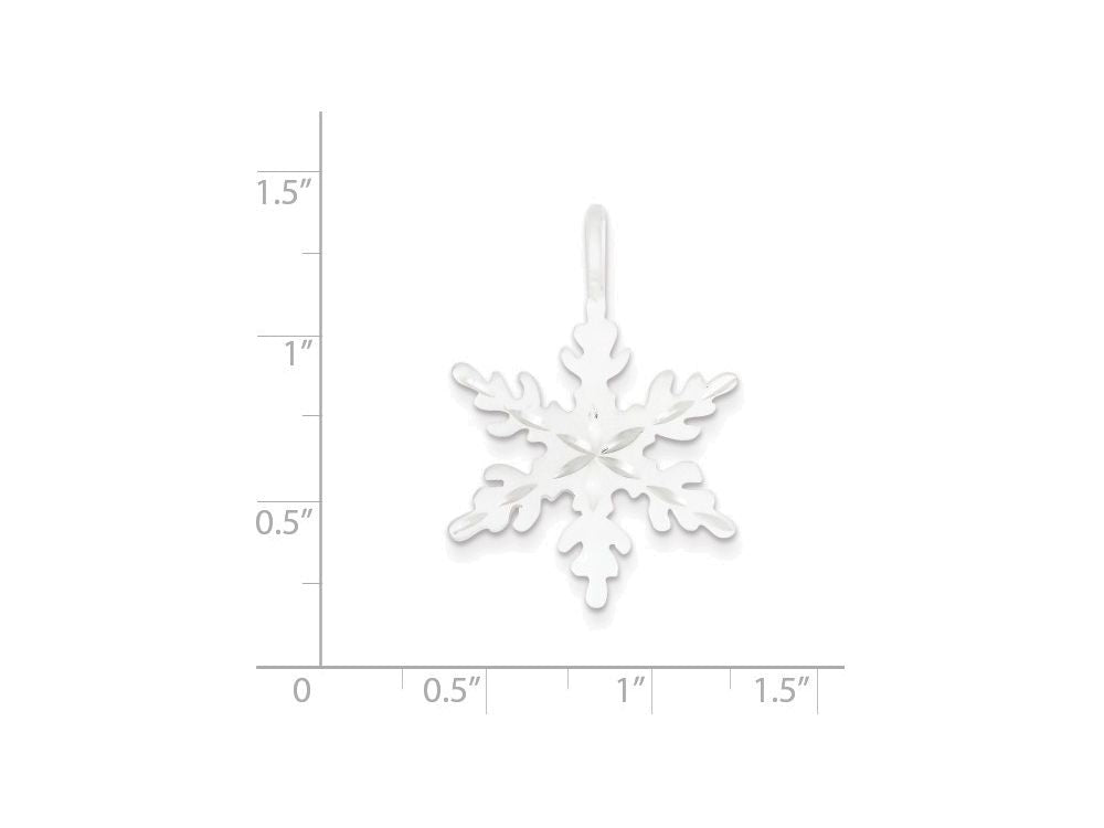 FJC Finejewelers Sterling Silver Snowflake Charm