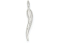 FJC Finejewelers Sterling Silver Italian Horn Charm