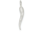 FJC Finejewelers Sterling Silver Italian Horn Charm