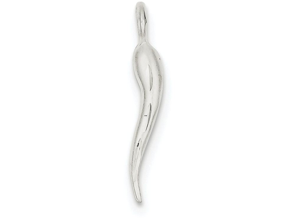 FJC Finejewelers Sterling Silver Italian Horn Charm