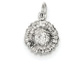 FJC Finejewelers Sterling Silver Sunflower Charm