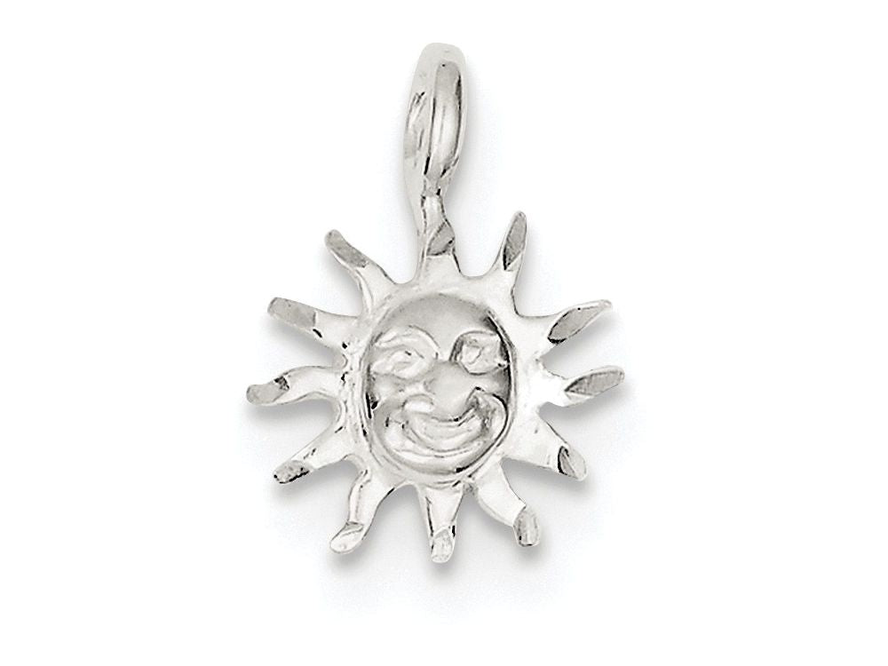 FJC Finejewelers Sterling Silver Sun Charm
