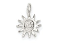FJC Finejewelers Sterling Silver Sun Charm