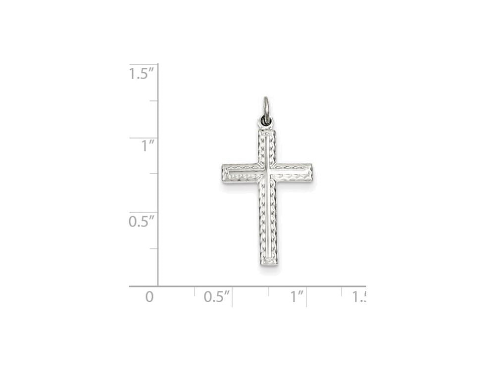 FJC Finejewelers Sterling Silver Cross Charm