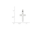 FJC Finejewelers Sterling Silver Heart Cross Charm
