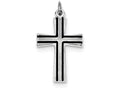 FJC Finejewelers Sterling Silver Enameled Latin Cross Charm