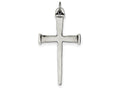 FJC Finejewelers Sterling Silver Antiqued Nail Cross Pendant Necklace - Chain Included