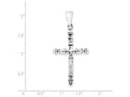 FJC Finejewelers Sterling Silver Antiqued Cross Pendant Necklace - Chain Included